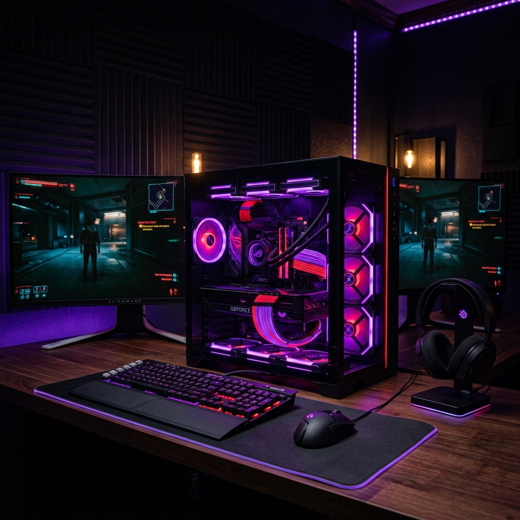 Premium RGB Gaming PC Setup